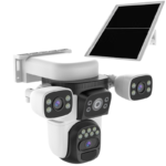 Camera Supraveghere Crocodil 4G cu cartela SIM, 3 Lentile, Panou Solar 8W si baterie de 8000mAh - imagine 3