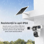 Camera Supraveghere Crocodil 4G cu cartela SIM, 3 Lentile, Panou Solar 8W si baterie de 8000mAh - imagine 6