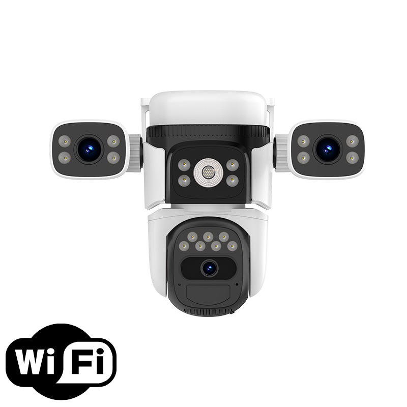 Camera Supraveghere WIFI Tripla SecureHomes cu 3 Lentile 2MP-1