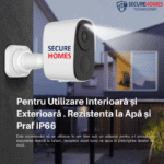 Camera Supraveghere WIFI , cu Panou solar si baterie de 5200 mAh-12