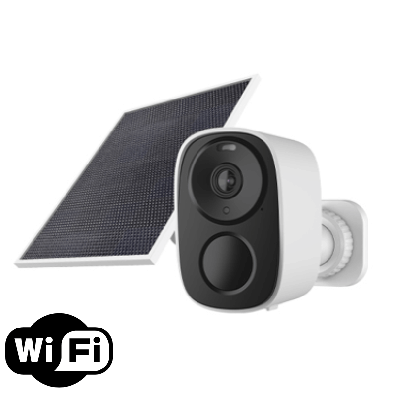 Camera supraveghere WIFI cu panou solar si baterie de 5200mAh