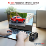 Cameră Auto WiFi 4K Față, Spate + Interior FullHD cu GPS(5)