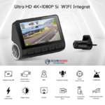 Cameră Auto WIFI 4K, Față + Spate 1080P cu GPS(5)