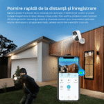 Camera Supraveghere Fixa cu SIM 4G, Panou Solar Si Baterie de 5000 mA (9)