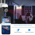 Camera Supraveghere WIFI 3mp 360 Stocare CARD IR 30m Smart (5)