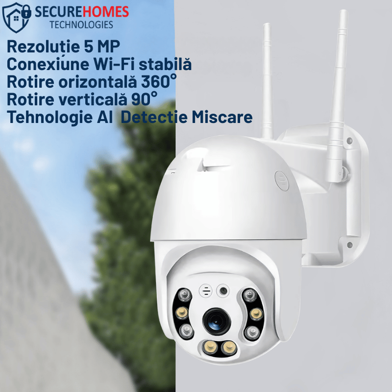 Camera Supraveghere WIFI 5MP Rotire 360 (2)