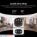 Camera de supraveghere interior WiFi PT Dual Lens 6MP, 4 mm, detectie miscare, auto tracking, night vision, full color, microfon si difuzor, sl (6)