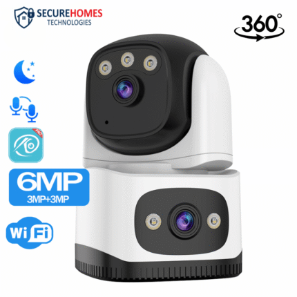 Copie a CS621DR Camera Cu doua lentile 3MP, Detectie umana, Control din aplicatie