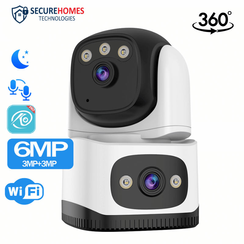 Copie a CS621DR Camera Cu doua lentile 3MP, Detectie umana, Control din aplicatie