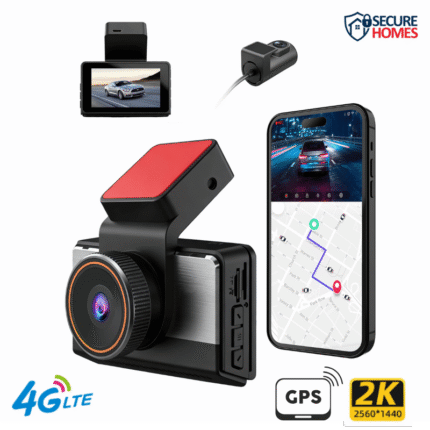 Cameră Auto 4G Față Spate 2K, GPS, Wi-Fi, Monitorizare la Distanță prin Aplicație, Cartelă SIM 7