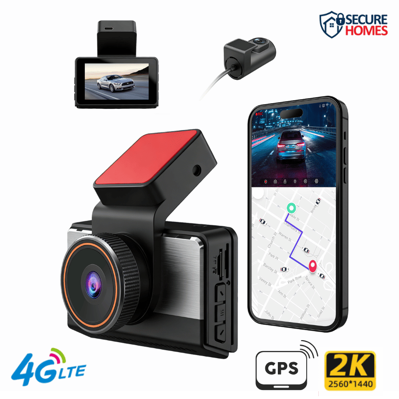 Cameră Auto 4G Față Spate 2K, GPS, Wi-Fi, Monitorizare la Distanță prin Aplicație, Cartelă SIM 7