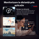 Cameră Auto 4G Față Spate 2K, GPS, Wi-Fi, Monitorizare la Distanță prin Aplicație, Cartelă SIM 2