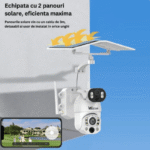 Camera Supraveghere WIFI 4K Ultra HD 50X Optical ZOOM, Dual lens, Incarcare Solara Panou, Rotire Din Aplicatie, Rezistenta La Apa IP 66 (4)