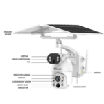 Camera Supraveghere WIFI 4K Ultra HD 50X Optical ZOOM, Dual lens, Incarcare Solara Panou, Rotire Din Aplicatie, Rezistenta La Apa IP 66 (9)