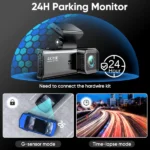 Camera auto 4K, ecran LCD + camera spate 1080P DVR WIFI, Vizionare nocturna, Senzor Sony IMX 335