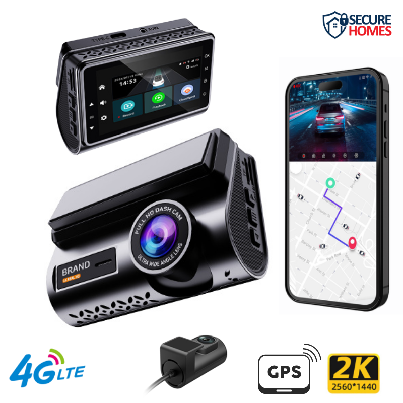 Camera de Bord 2K cu SIM 4G, Access de la distanta, monitorizare parcare, WIFI-AP, GPS (1)