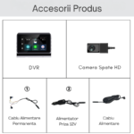 Camera de Bord 2K cu SIM 4G, Access de la distanta, monitorizare parcare, WIFI-AP, GPS (6)
