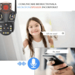 Camera de supraveghere WIFI 10K, 20MP, Zoom 20X, 5 lentile, Control din aplicatie, Comunicare bidirectionala, Urmarire automata (12)