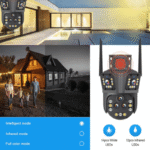 Camera de supraveghere WIFI 10K, 20MP, Zoom 20X, 5 lentile, Control din aplicatie, Comunicare bidirectionala, Urmarire automata (14)