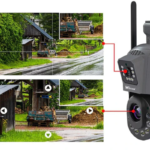 Camera de supraveghere WIFI 6K, 100X, 2 lentile, Control din aplicatie, Detectie umana, Rezistenta la apa IP66 (4)