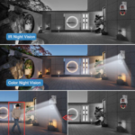 Camera de supraveghere WIFI 6K, 100X, 2 lentile, Control din aplicatie, Detectie umana, Rezistenta la apa IP66 (7)