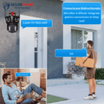 Camera de supraveghere Zoom 10X, WIFI 8K, 16MP, 4 lentile, Control din aplicatie, Comunicare bidirectionala, Urmarire automata (7)