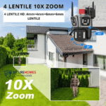 Camera supraveghere Zoom 10X WIFI 8K, 16MP, 4 lentile, Control din aplicatie, Comunicare bidirectionala, Urmarire automata (8)