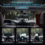 Navigație Auto CarPlay & Android Auto Wireless 10.26 Inch cu Cameră Față 4K și Cameră Spate Full HD2