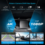 Navigație Auto CarPlay & Android Auto Wireless 10.26 Inch cu Cameră Față 4K și Cameră Spate Full HD 1
