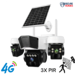 Camera Supraveghere Solara 4G Galileo Tiple Lens, 3 Llentile, 3 Senzori PIR, Baterie 12000mAh, Viziune Nocturna Aplicatie O-KAM Pro (1)