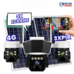 Camera Supraveghere Solara 4G Galileo Ultra Triple Lens, Panou Solar Dublu 20W, 3 Lentile, 3 Senzori PIR, Baterie 16000mAh, Viziune Nocturna Aplicatie O-KAM Pro - imagine 2