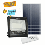 Proiector LED INNOVA 200W Cu Panou Solar si telecomanda, IP66 (1)