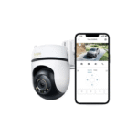 Camera supraveghere wireless IP WiFi PT TP-Link Starlight TAPO C530WS, 5 MP, IR/lumina alba 30 m, microfon si difuzor, slot card, control prin aplicatie, detectie smart, sirena, 360 grade, motion tracking - imagine 2
