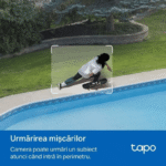 Camera supraveghere wireless IP WiFi PT TP-Link Starlight TAPO C530WS, 5 MP, IR/lumina alba 30 m, microfon si difuzor, slot card, control prin aplicatie, detectie smart, sirena, 360 grade, motion tracking - imagine 11