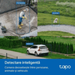 Camera supraveghere wireless IP WiFi PT TP-Link Starlight TAPO C530WS, 5 MP, IR/lumina alba 30 m, microfon si difuzor, slot card, control prin aplicatie, detectie smart, sirena, 360 grade, motion tracking - imagine 10