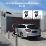 Camera de supraveghere cu dublu panou solar 4K, conexiune 4G Cartela SIM, Zoom 10X, Control din aplicatie, Detectie umana, Urmarire automata, IP66, Card 64GB - imagine 7
