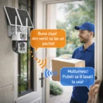 Camera Supravghere Panou Solar Dublu, 4k, Zoom 99X, Conexiune eSIM/4G, Inregistrare AOV, Full Color Noaptea, App HiEasy - imagine 4