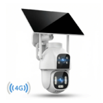 Camera Supraveghere cu Panou Solar, Conexiune 4G/eSIM , Rezolutie 8MP, AOV, Full Color Noaptea, 2 lentile
