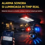 Lampa Stradala cu Camera 4G/ eSIM, 8MP, Inregistrare Continua 24/7 AOV, Viziune Color pe timp de noapte, App HiEasy - imagine 6
