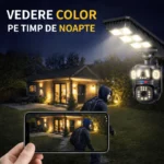 Lampa Stradala cu Camera 4G/ eSIM, 8MP, Inregistrare Continua 24/7 AOV, Viziune Color pe timp de noapte, App HiEasy - imagine 5