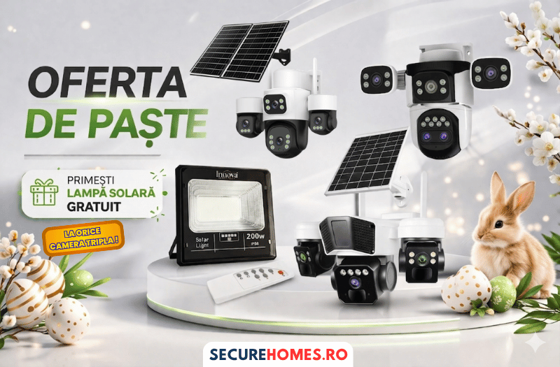 Oferte Paste SecureHomes Camere Supraveghere wifi 4g sau solare1