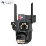 Cameră de supraveghere WiFi PTZ 12MP cu 3 lentile și 3 ecrane, control din aplicație, detecție umană, urmărire automată și vedere nocturnă color - imagine 2