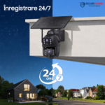 Camera Dubla SecureHomes, 4G, AOV, Detectie Miscare, cu panou solar 10W, Baterie 20100MAH, IP66 - imagine 6