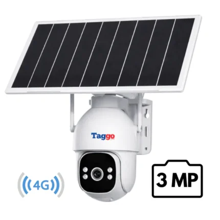 Camera de Supraveghere Solara Exterior 4G Cartela SIM 3 MP, 12X zoom, Full HD, Panou Solar 10W Rezistenta La Apa IP 66