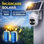 Camera de Supraveghere Solara Exterior 4G Cartela SIM 3 MP, 12X zoom, Full HD, Panou Solar 10W Rezistenta La Apa IP 66-5