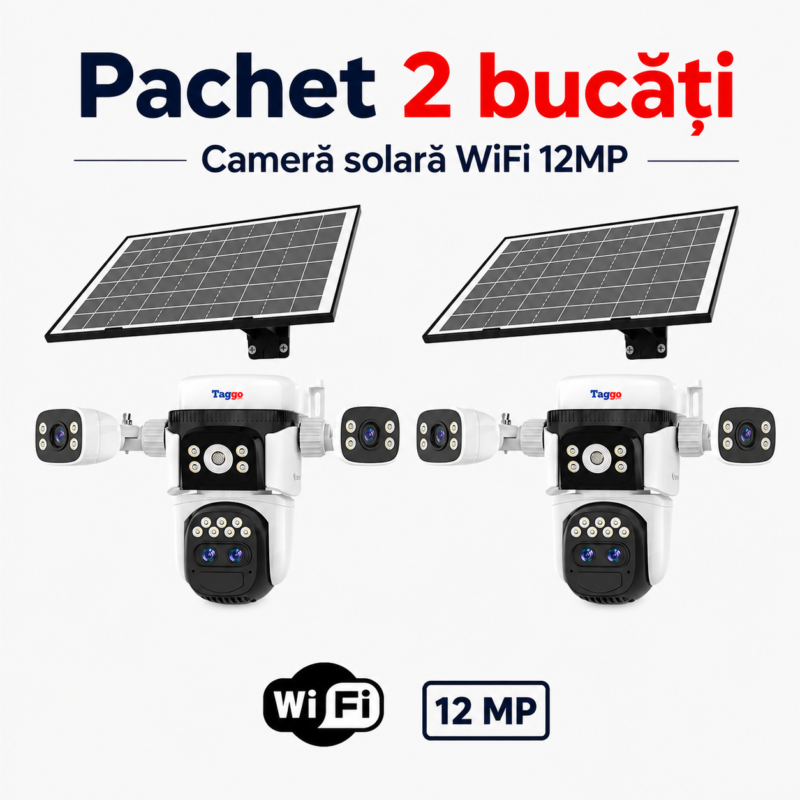 Camera de supraveghere WIFI 12MP Crocodil AOV-ALB