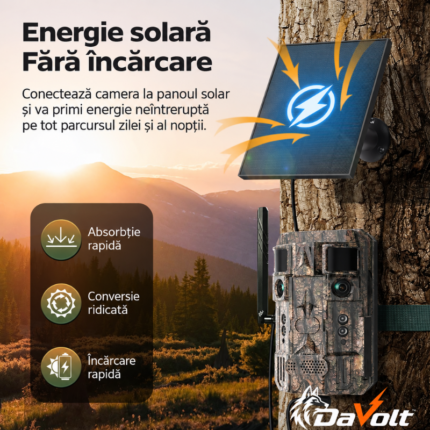 DaVolt Trail X2 Camera De Vanatoare Energie solara fara cabluri de alimentare la priza (9)
