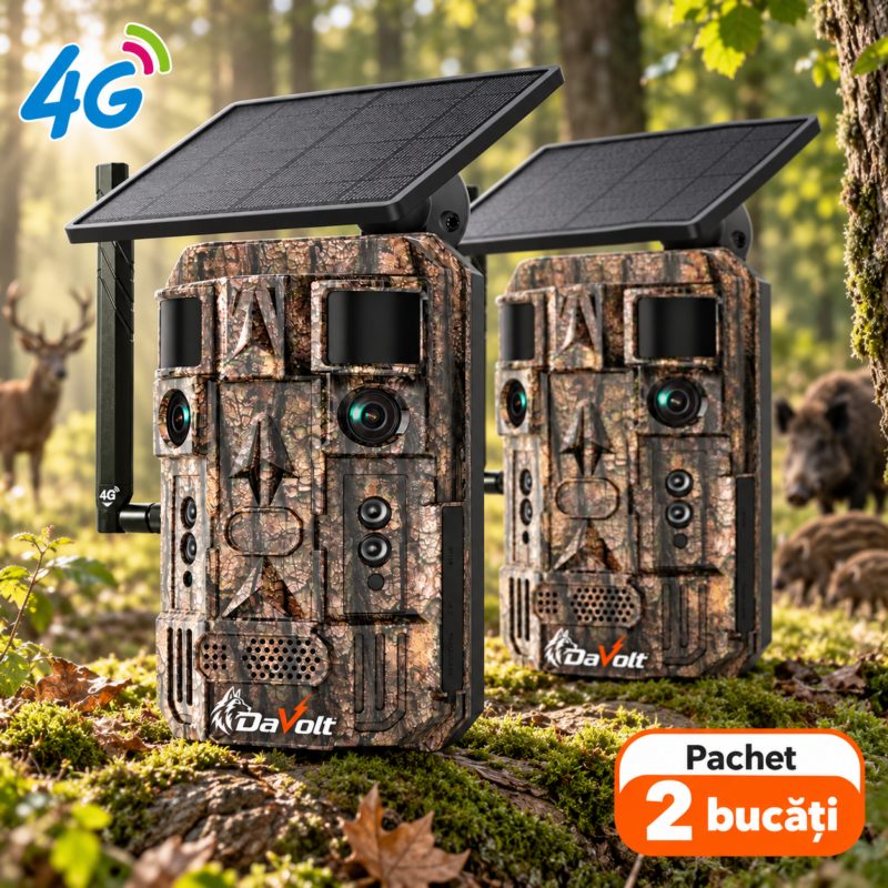 Pachet 2 Bucati DaVolt Trail X2 Camera De Vanatoare Doua lentile 12MP+12MP 24 MP (5)