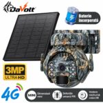 DaVolt Vexa S1 cu baterie încorporată, rezoluție 3MP, 4G, detecție PIR și vedere nocturnă color/IR