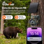 Detecție de mișcare PIR la DaVolt Vexa S1, cu notificare de alarmă pe telefon